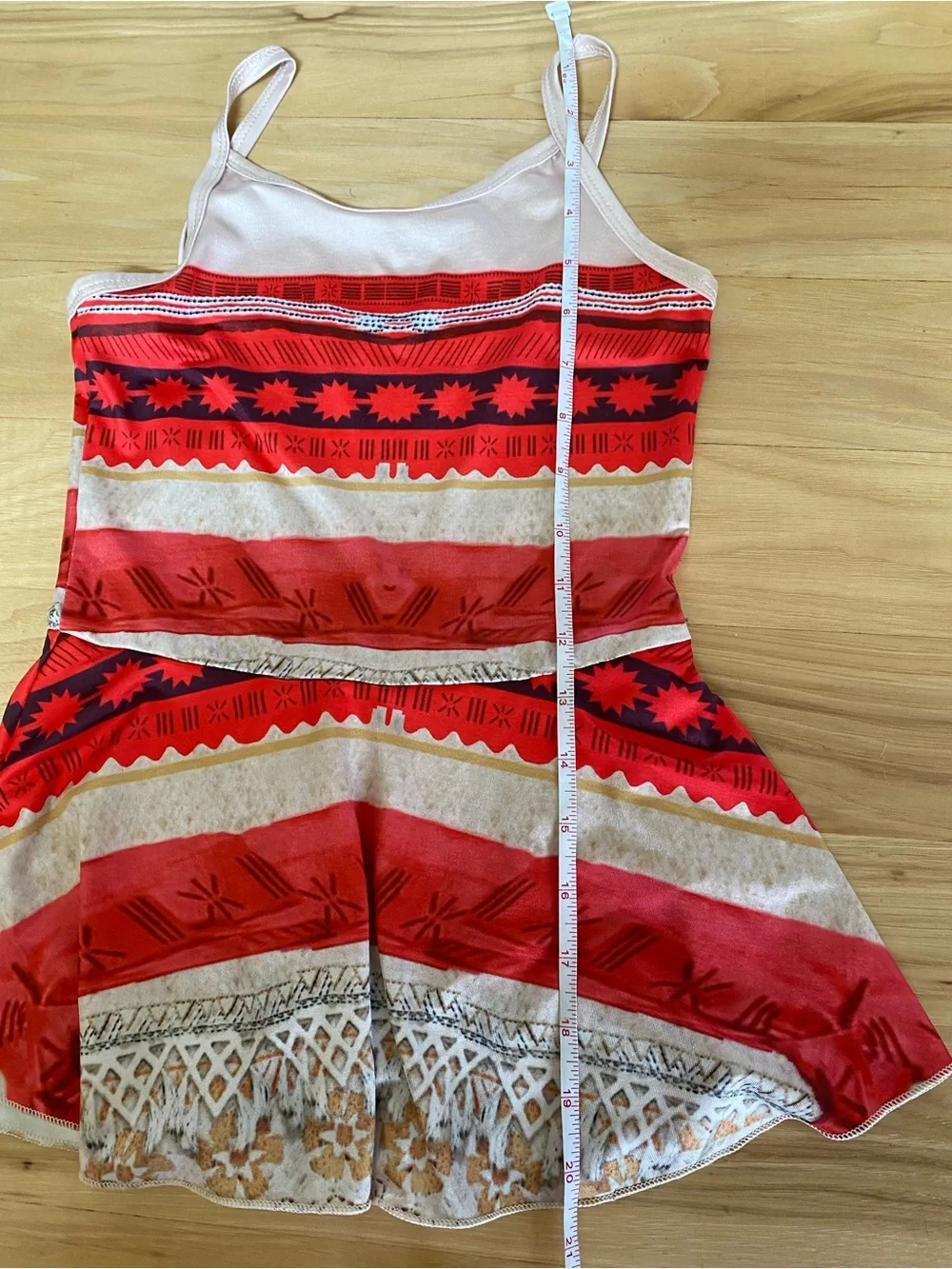 Moana Dress Up Dance Costume Size 120 (6) Moana Leotard Skirt